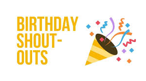 Birthday Shout-out 